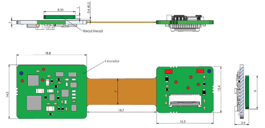 Micro Linear Encoder with Cable-free Read Head